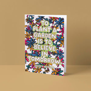 To Plant a Garden Card