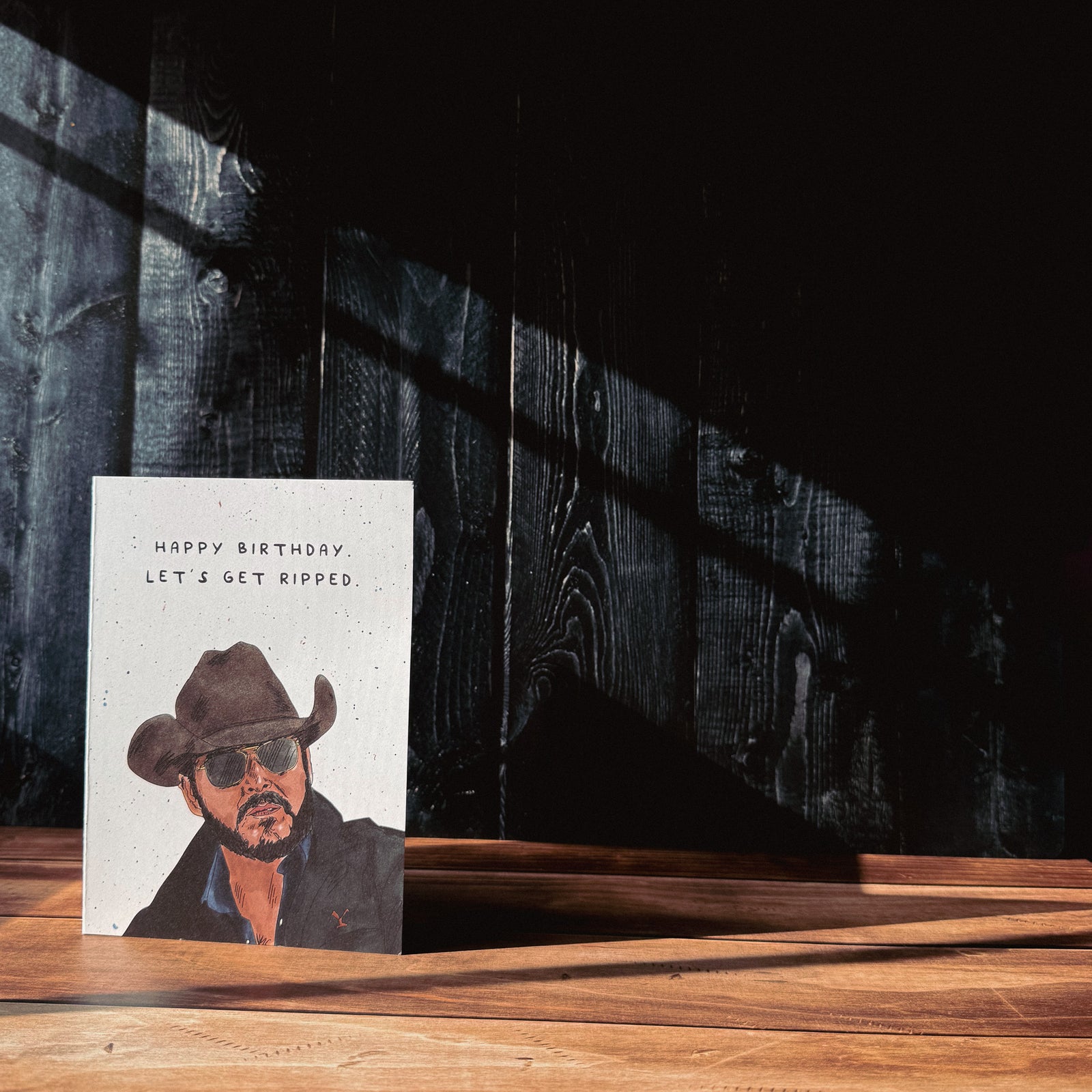 Let's Get Ripped Birthday Card