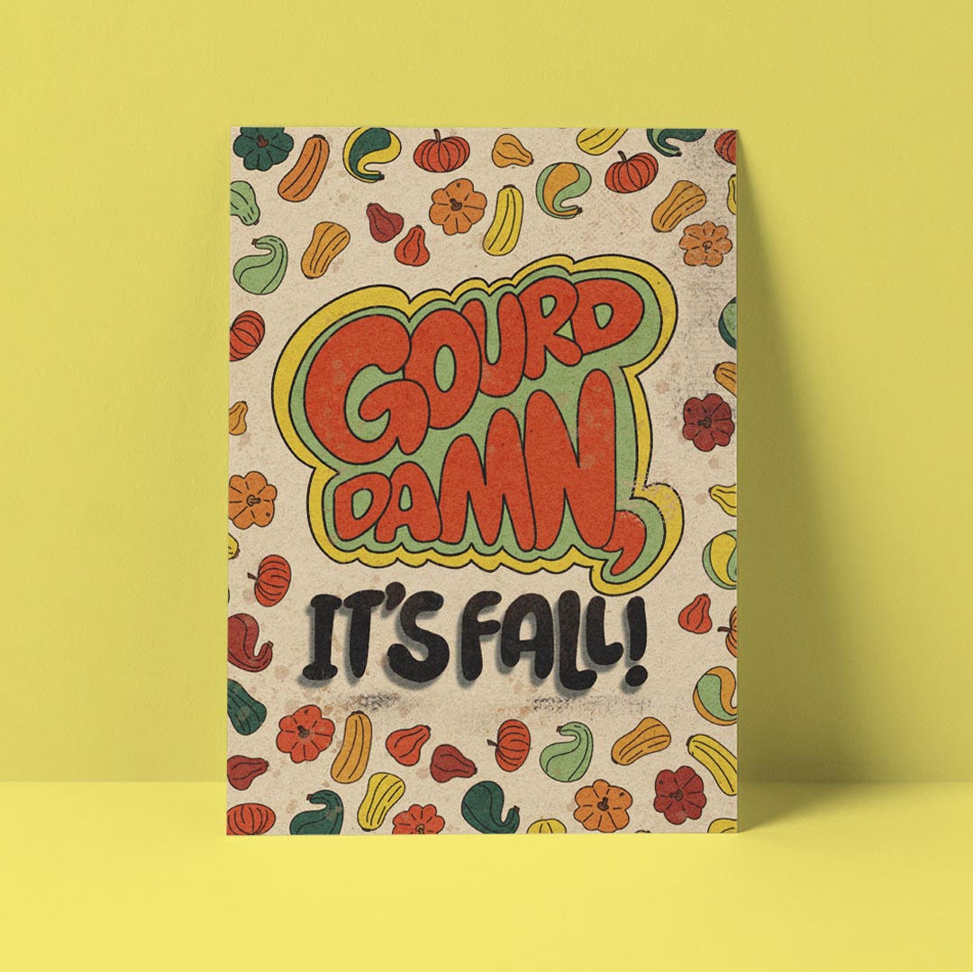 Gourd Damn, It's Fall Card