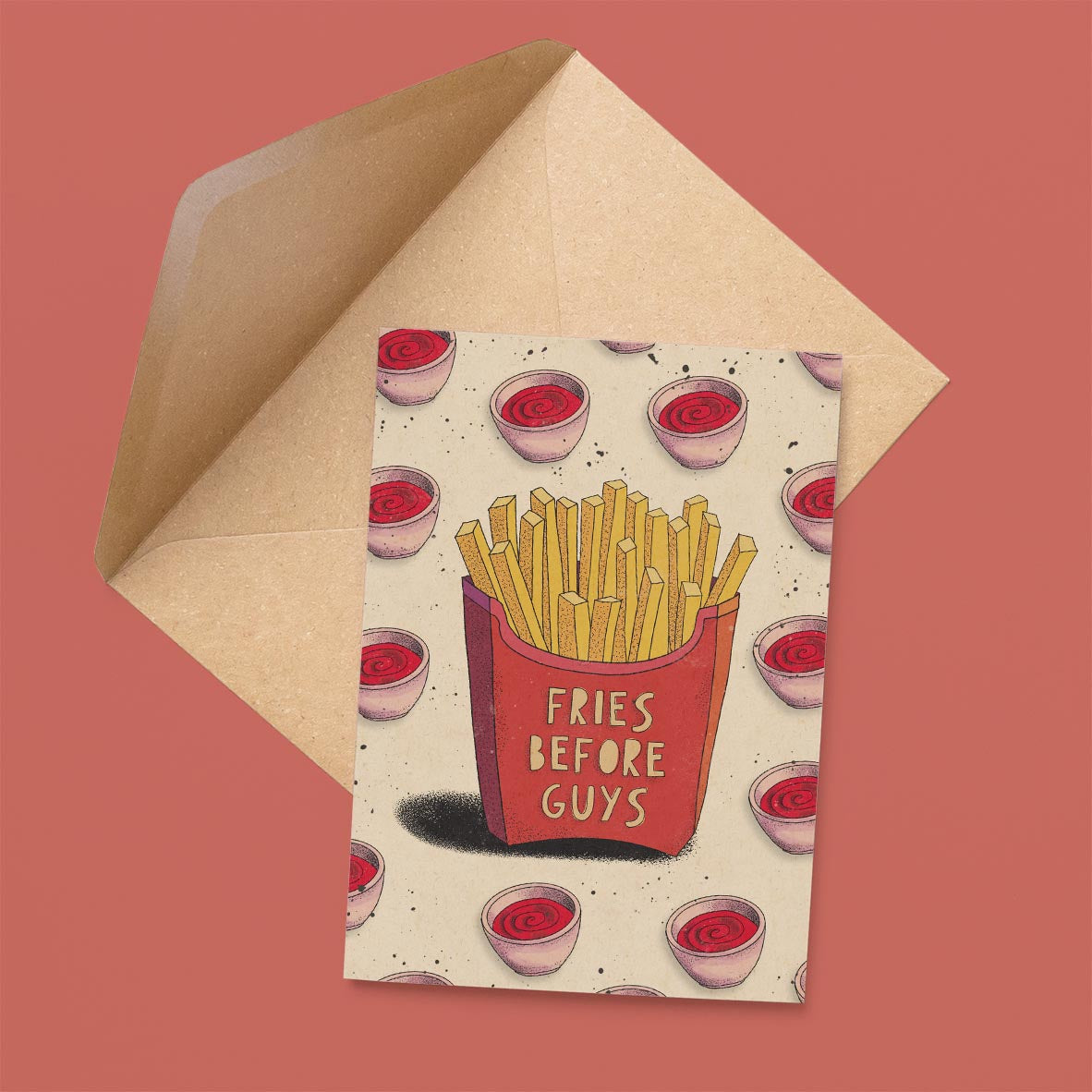 Fries Before Guys Card
