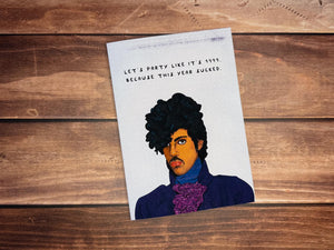 Prince Happy New Year Card