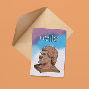 Hello Sculpture Card