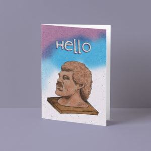 Hello Sculpture Card