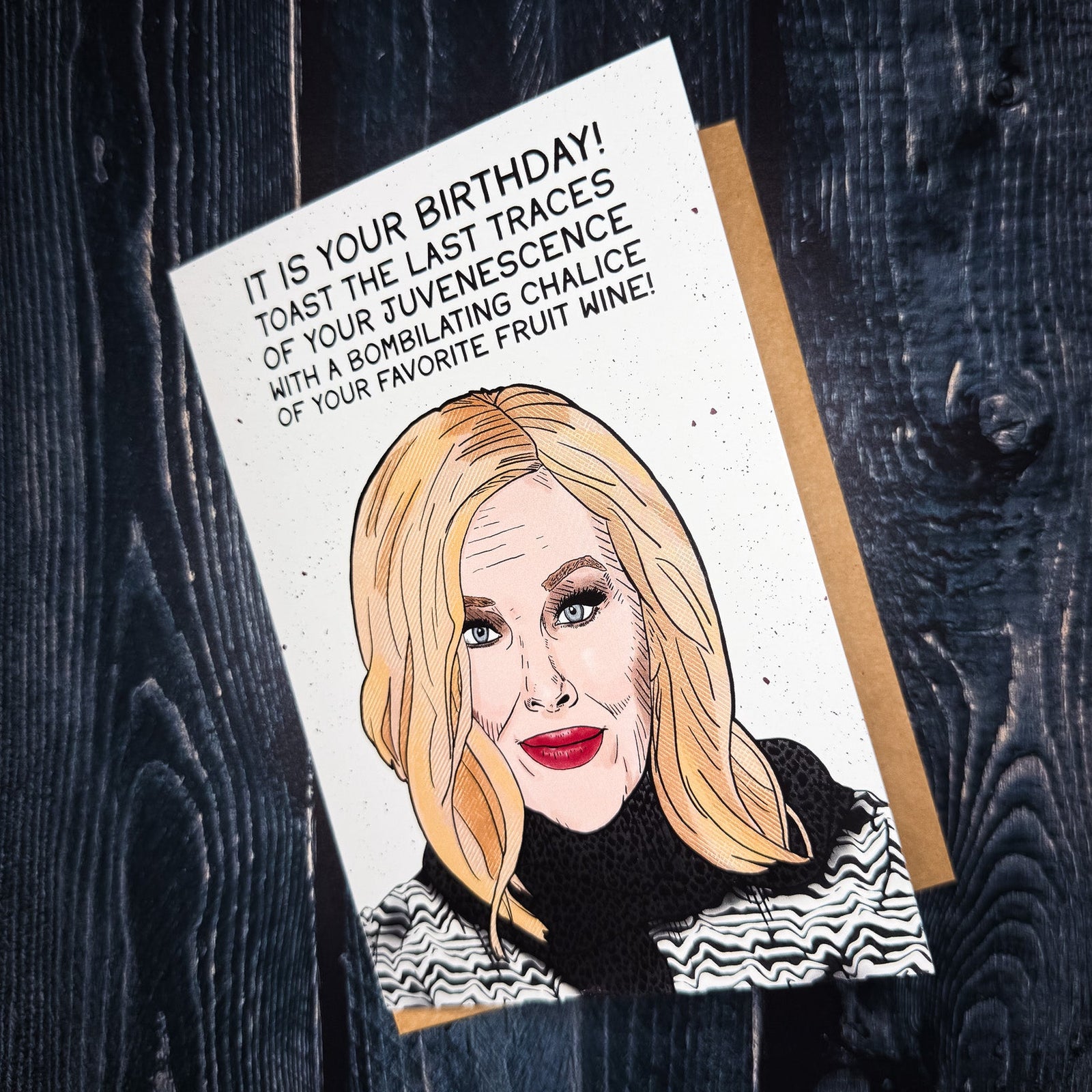 Fruit Wine Birthday Card