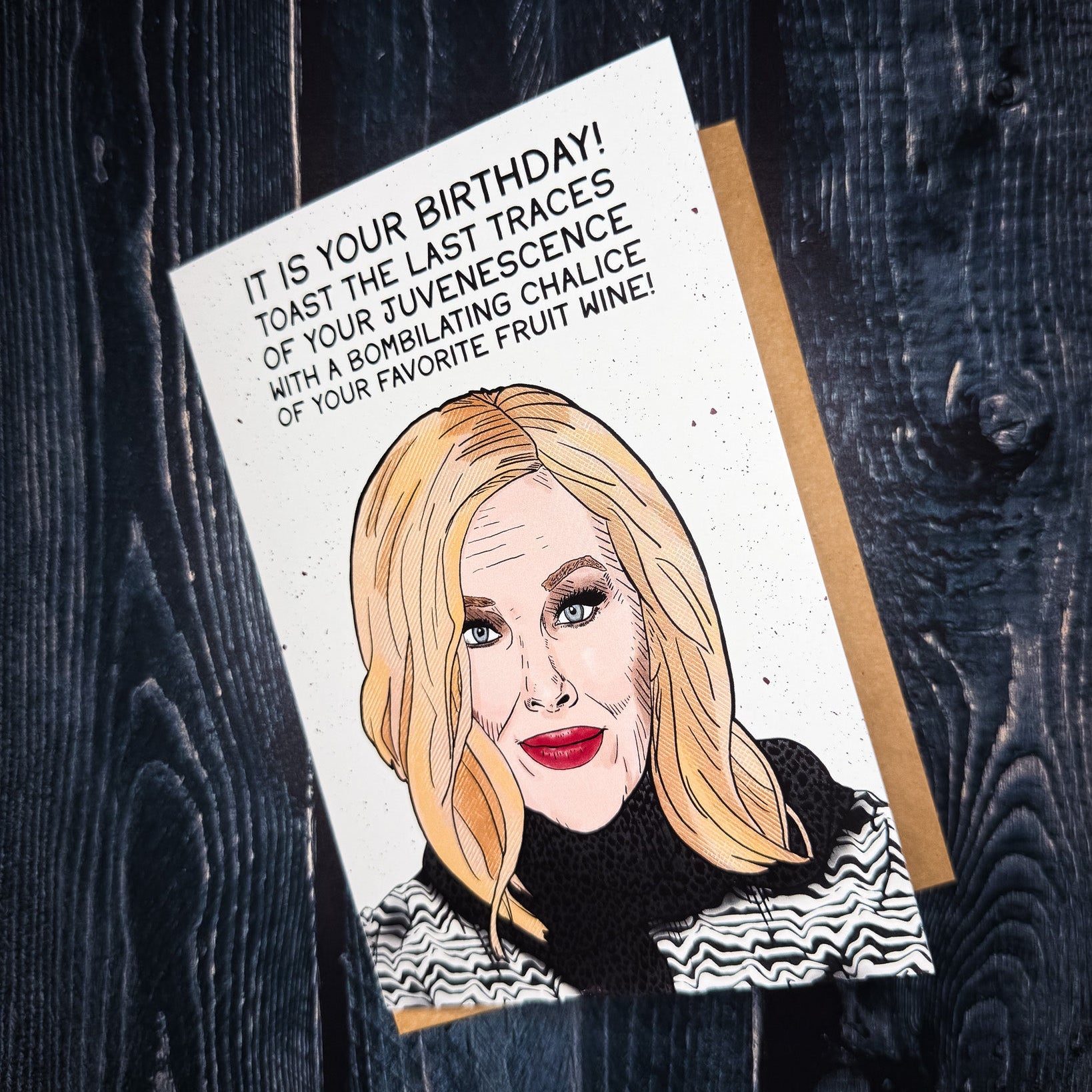 Fruit Wine Birthday Card