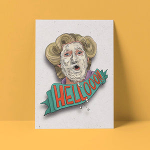 Fake Nanny Hello Card