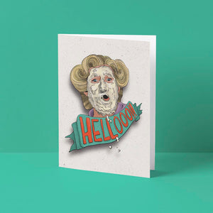 Fake Nanny Hello Card