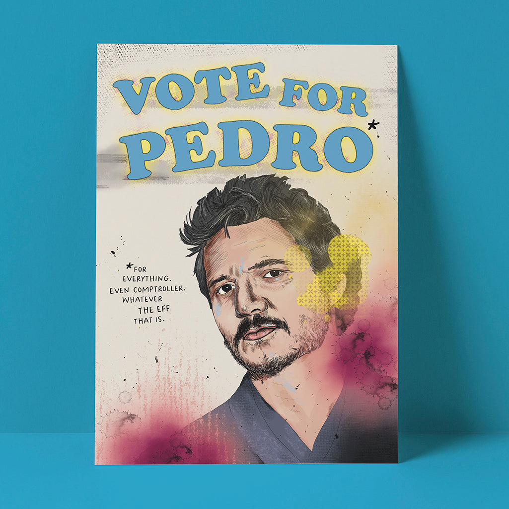 Vote for Pedro Card