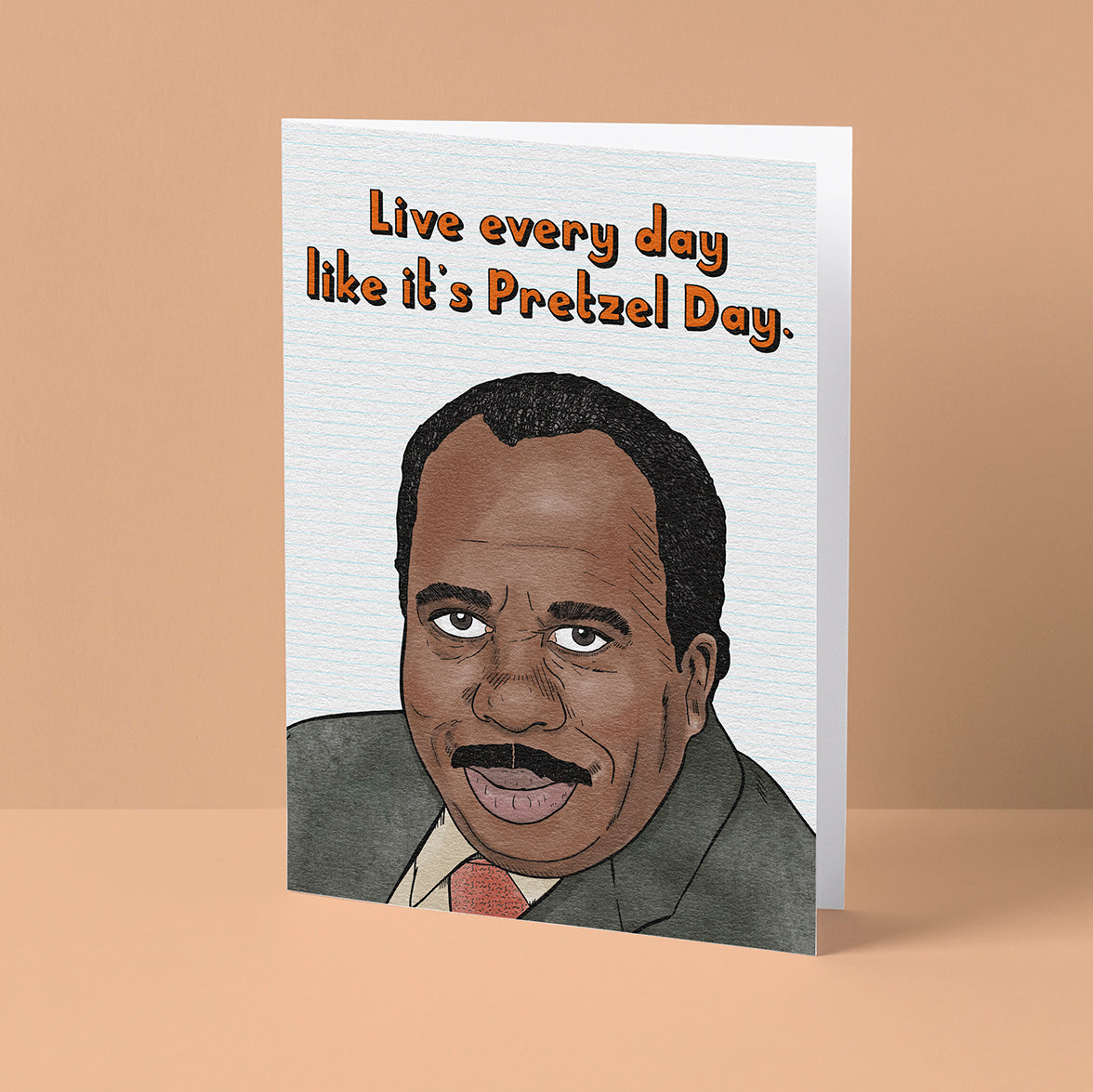 Pretzel Day Card