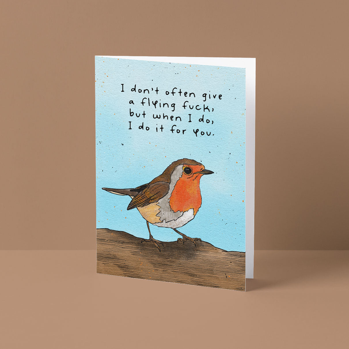 Flying Fucks Bird Card