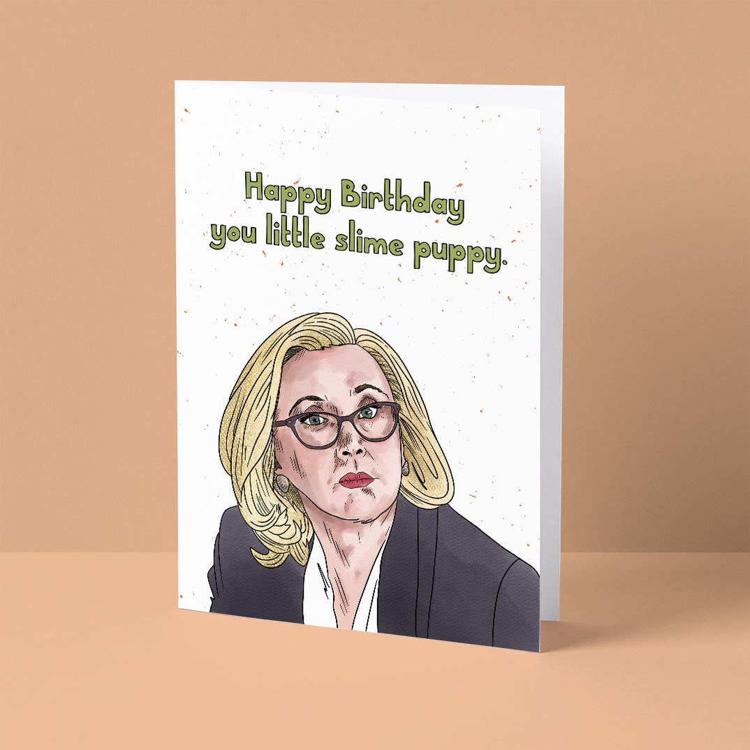 Slime Puppy Birthday Card