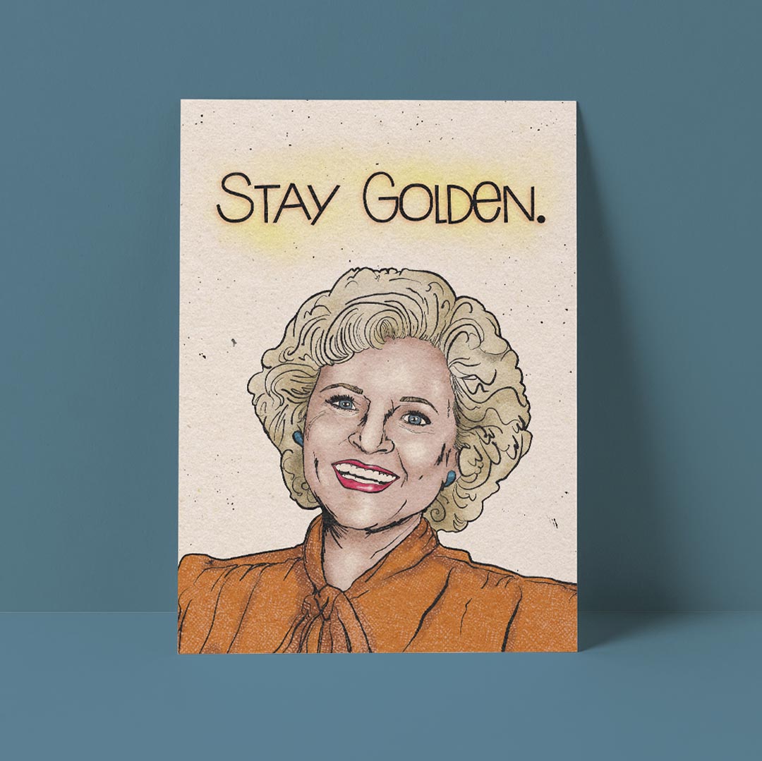 Stay Golden Card