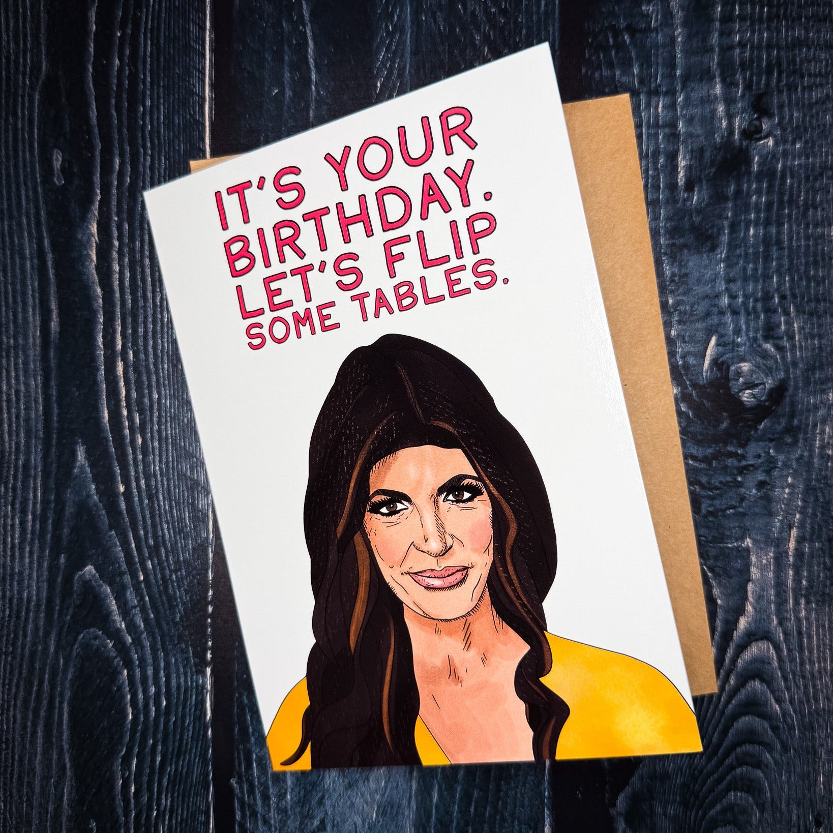 Flip Some Tables Birthday Card