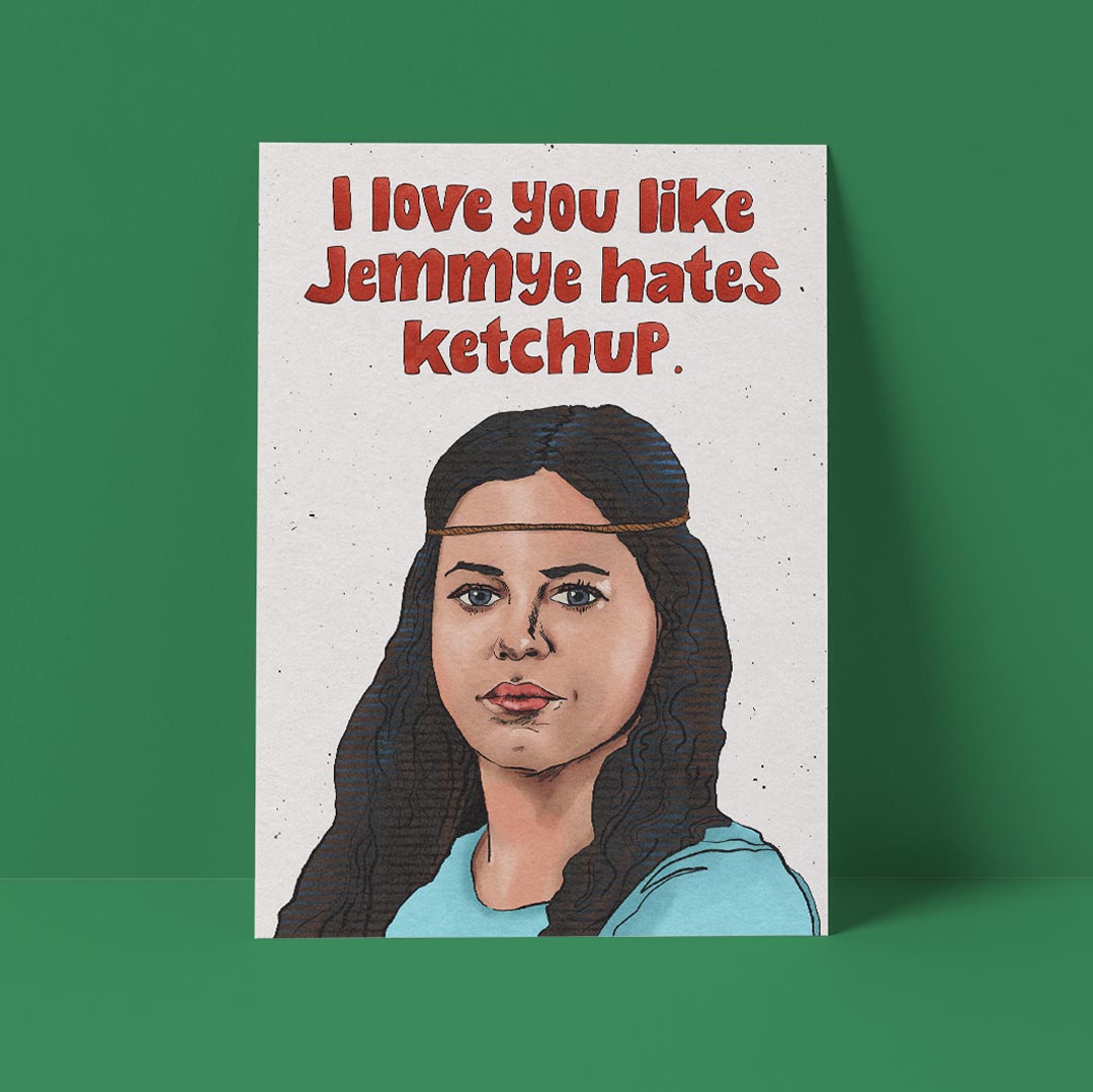 Like Jemmye Hates Ketchup Card