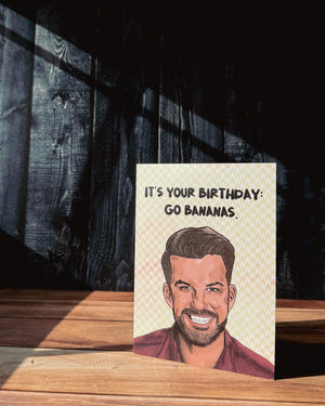 Bananas Birthday Card