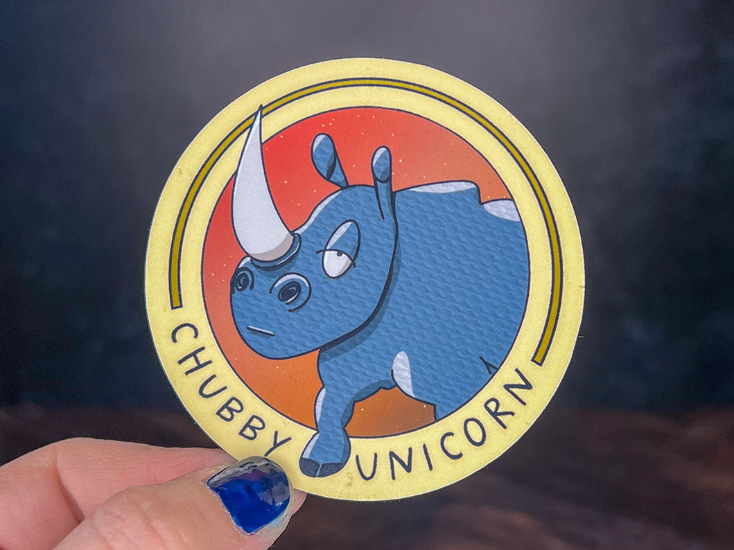 Chubby Rhino Sticker