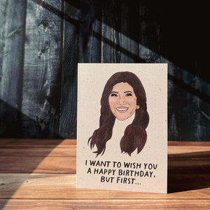 But First Birthday Card