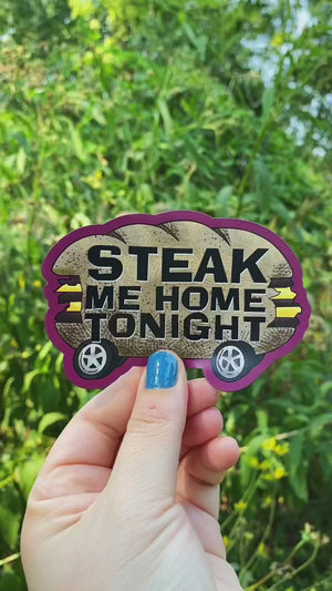 Steak Me Home Magnet