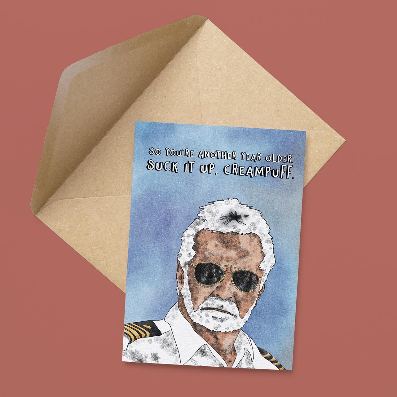 Captain Lee Birthday Card