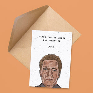 Get Well Soon Card for Wimps