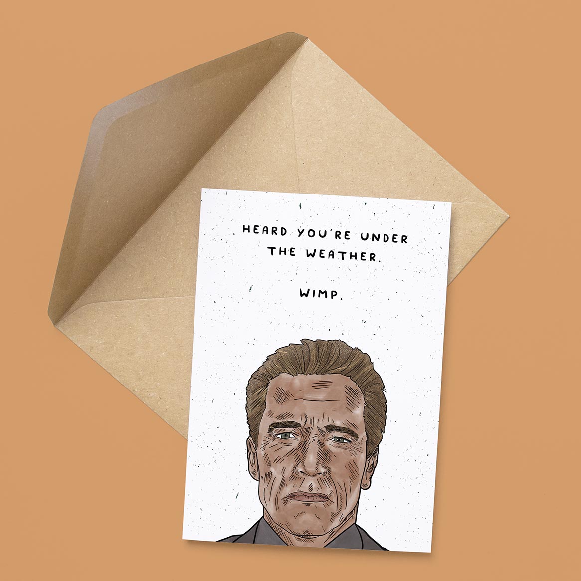 Get Well Soon Card for Wimps