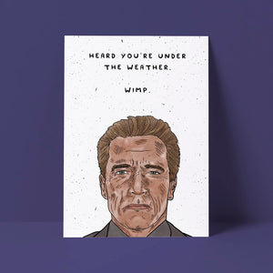 Get Well Soon Card for Wimps