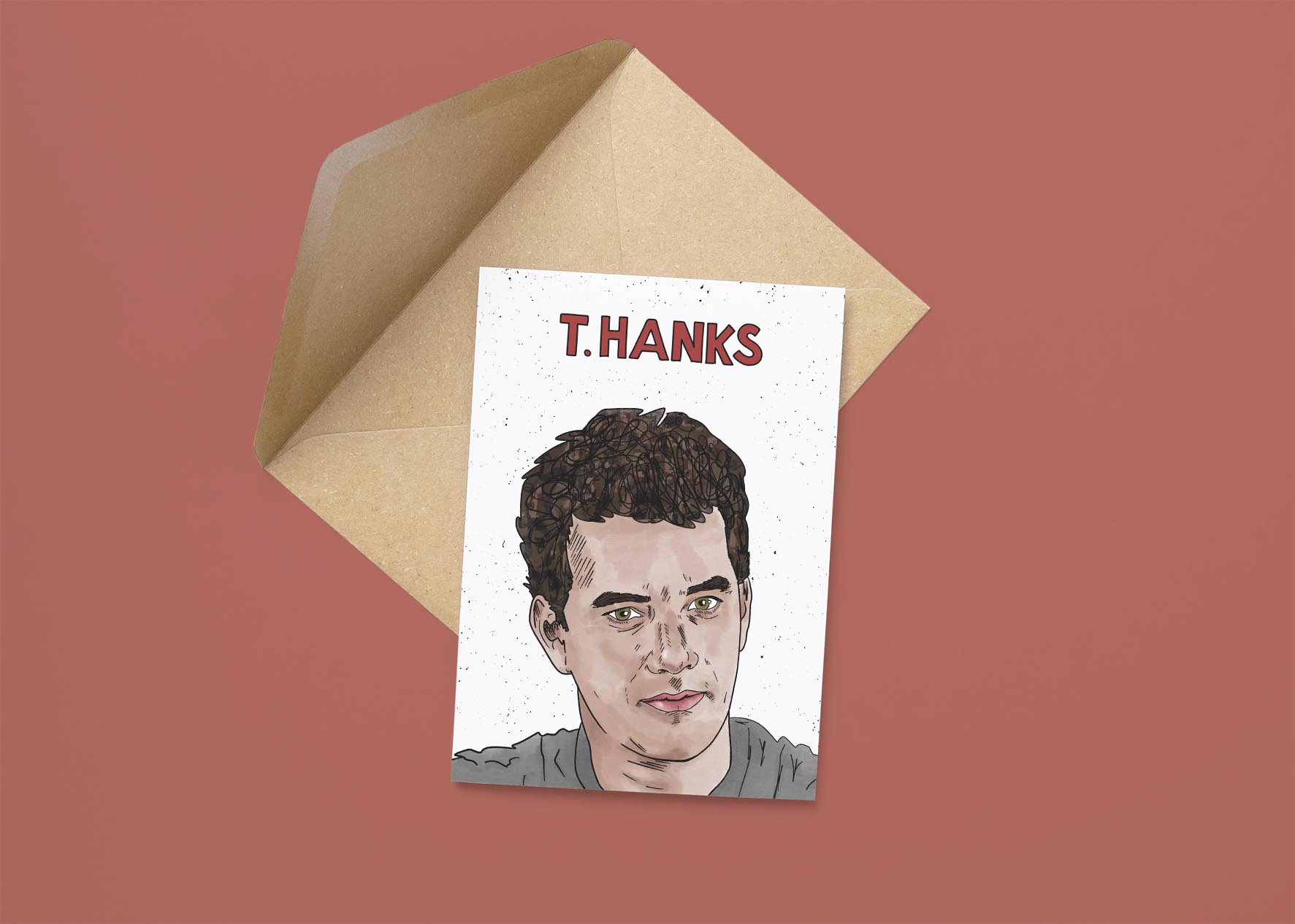 T.Hanks Thank You Card