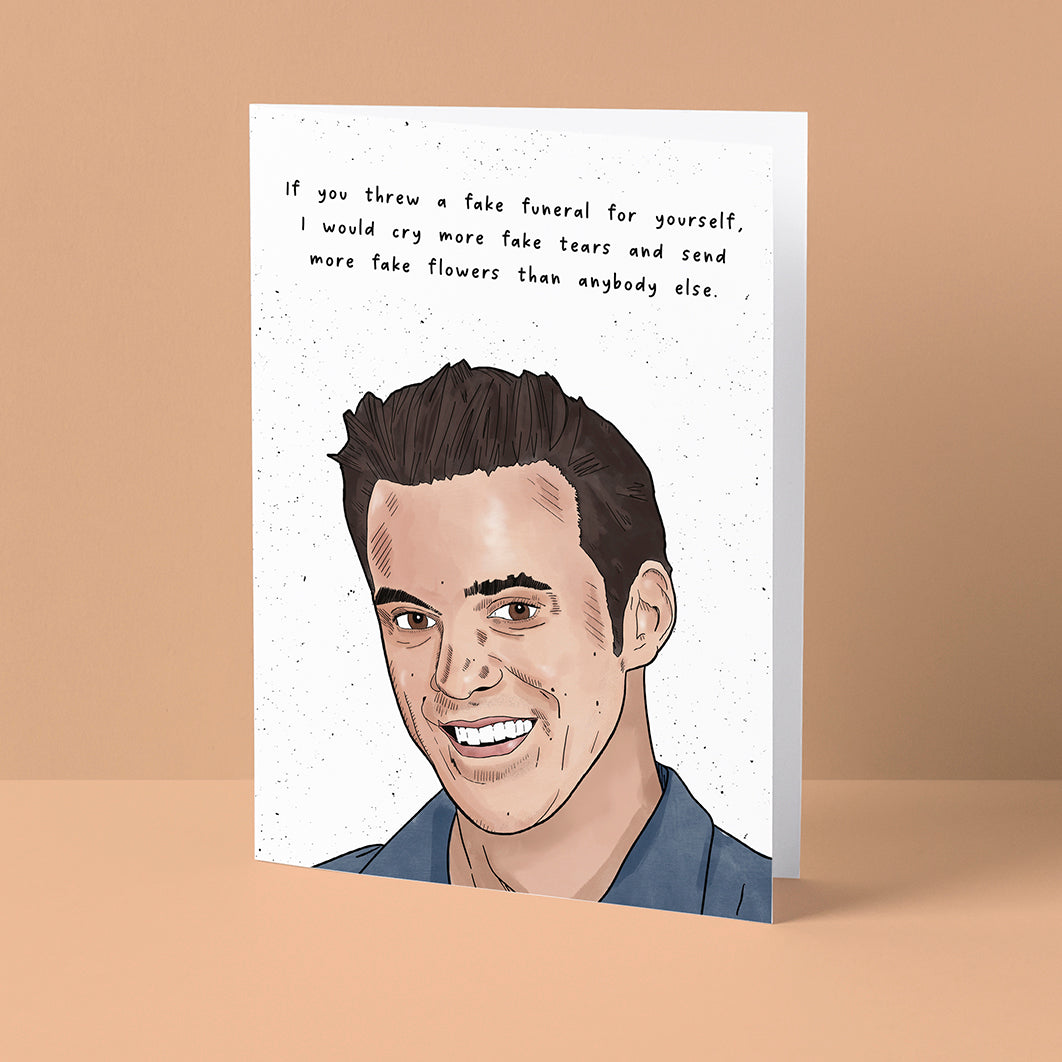 Dan's Funeral Card