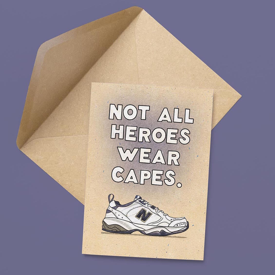 Enormous White Shoes Card