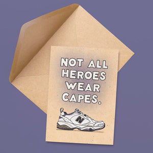 Enormous White Shoes Card