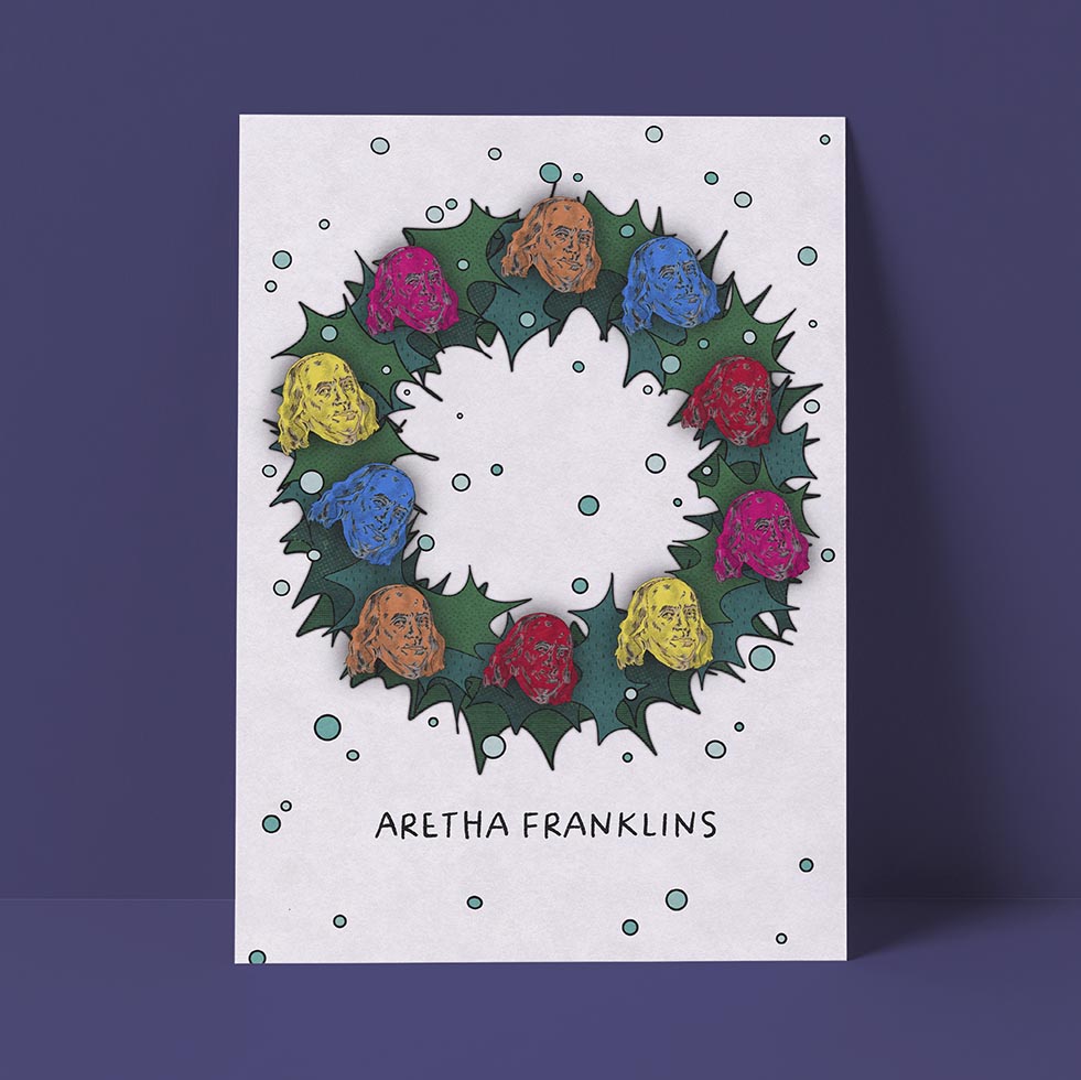 Aretha Franklins Holiday Card
