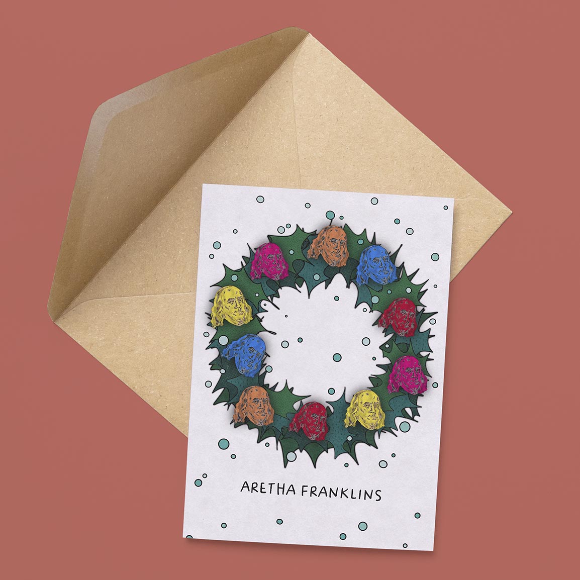 Aretha Franklins Holiday Card