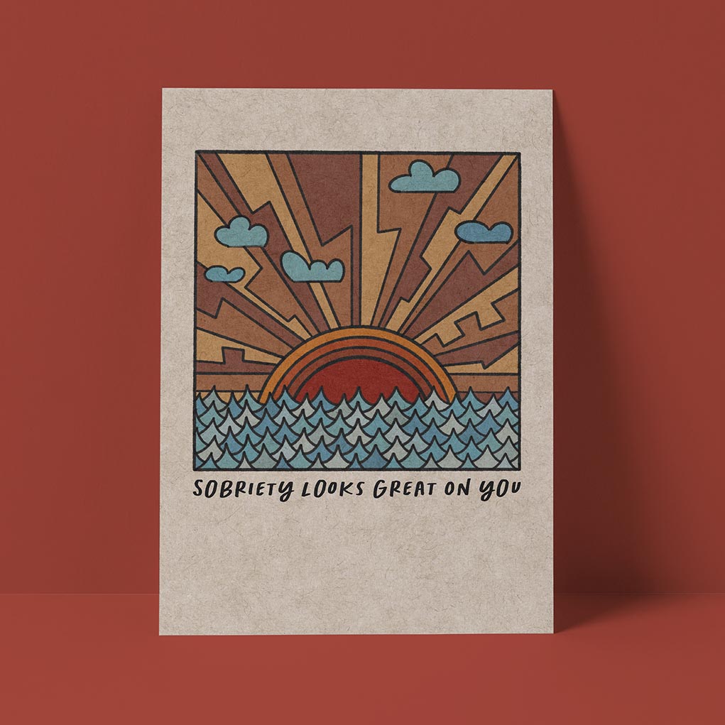 Sobriety Looks Great on You Card