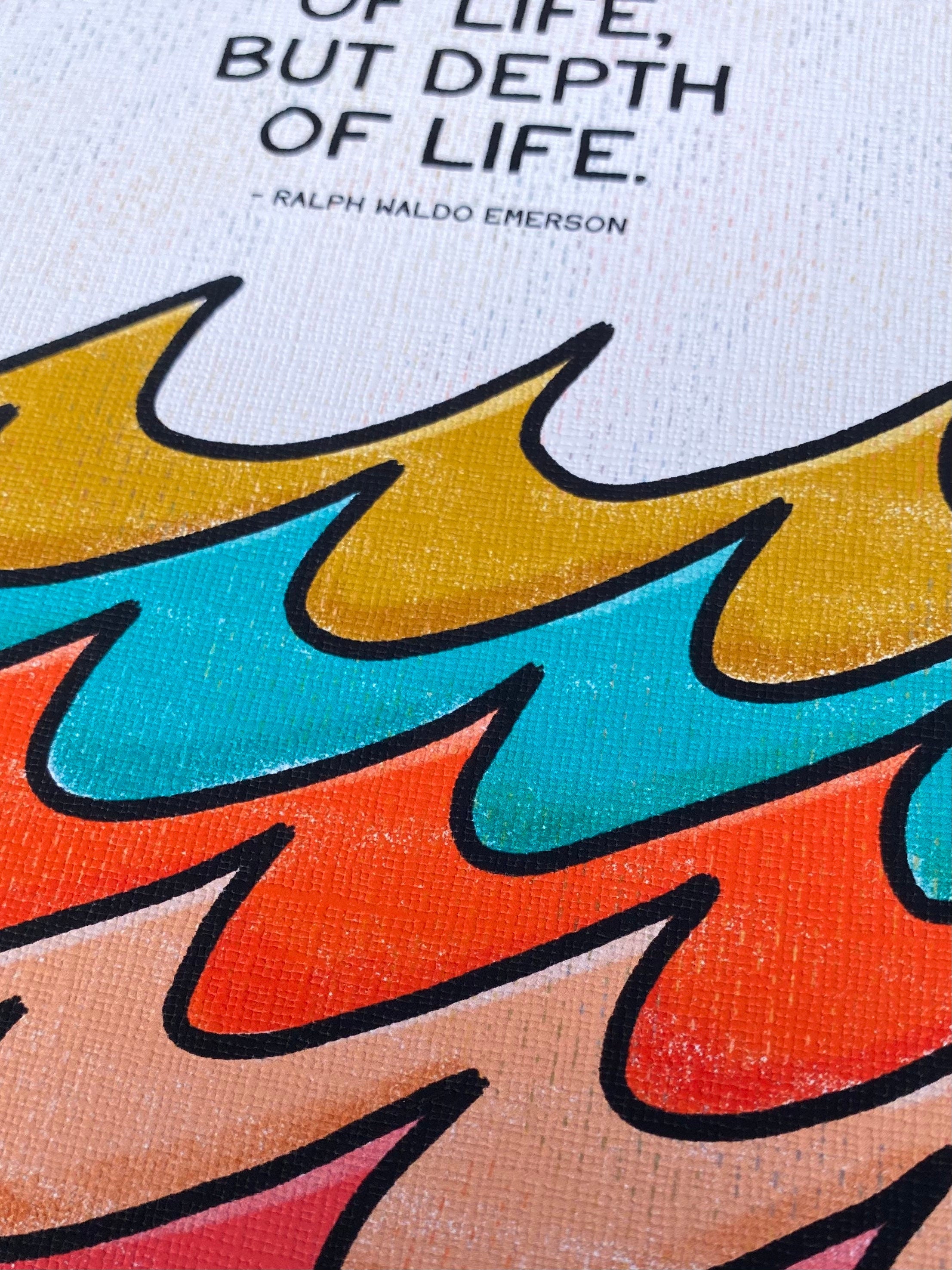 Ralph Waldo Emerson Canvas Sympathy Card