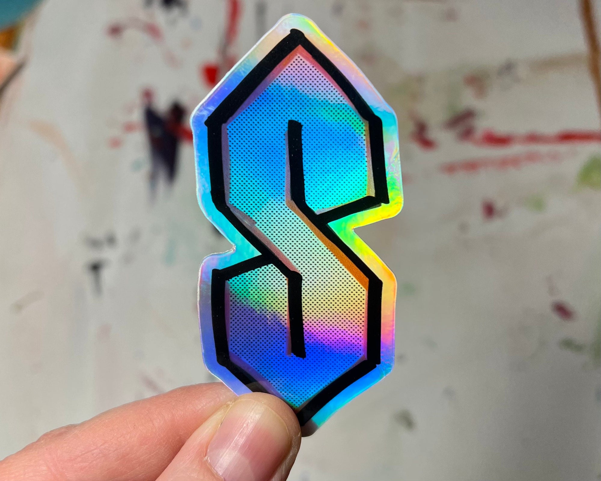 Holographic "Cool S" Sticker