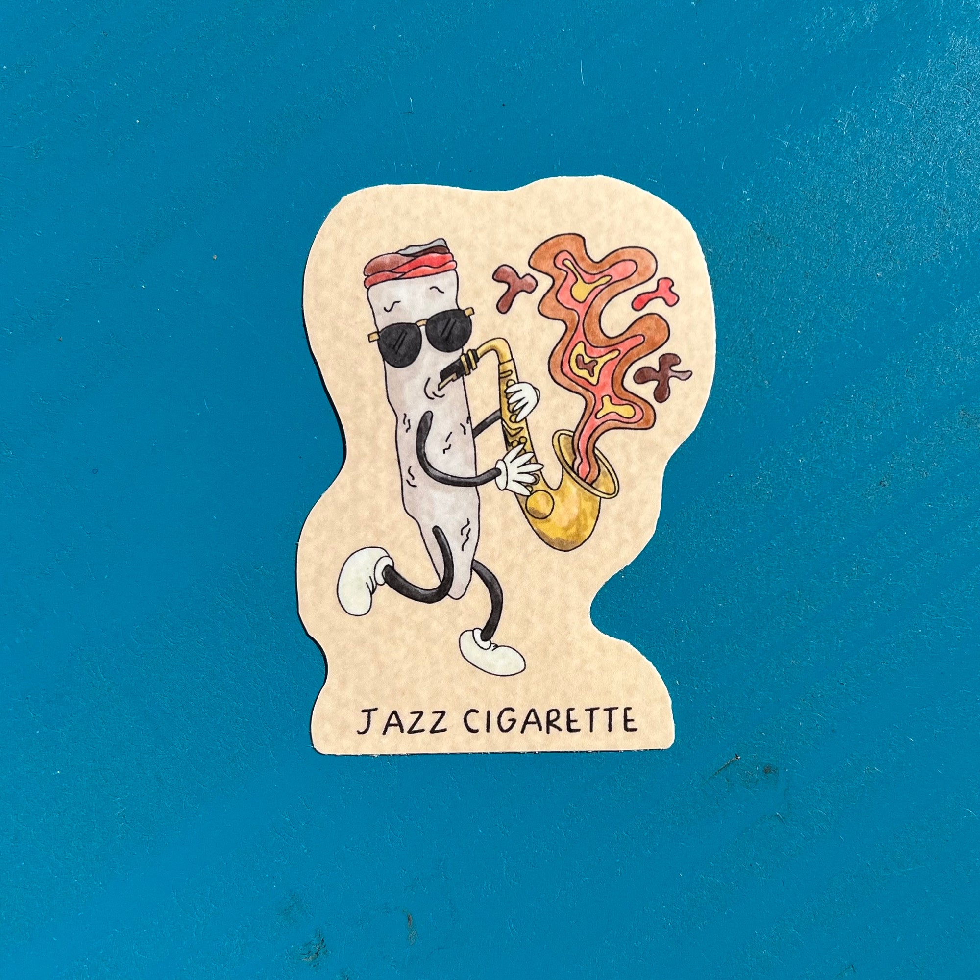 Jazz Cigarette Sticker