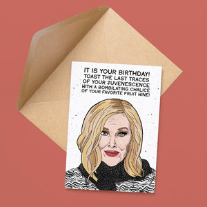 Fruit Wine Birthday Card