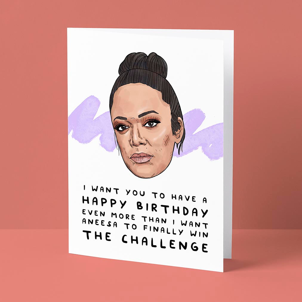 Aneesa Birthday Card