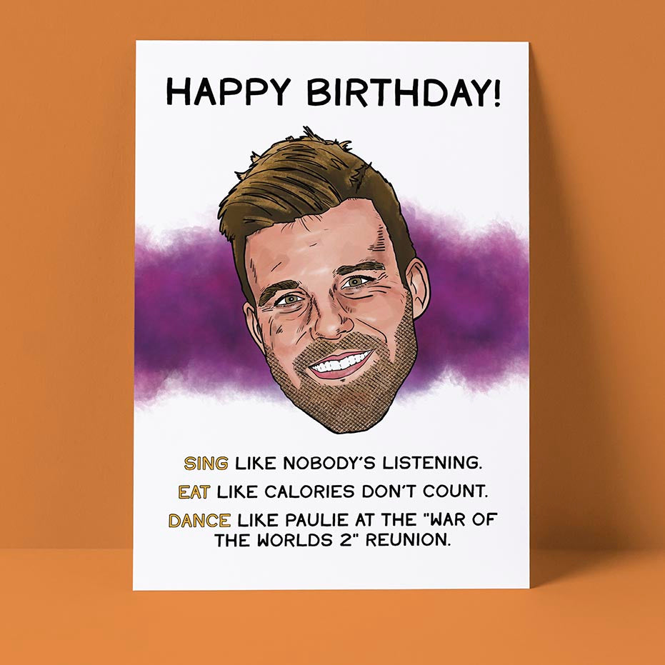 Paulie Birthday Card