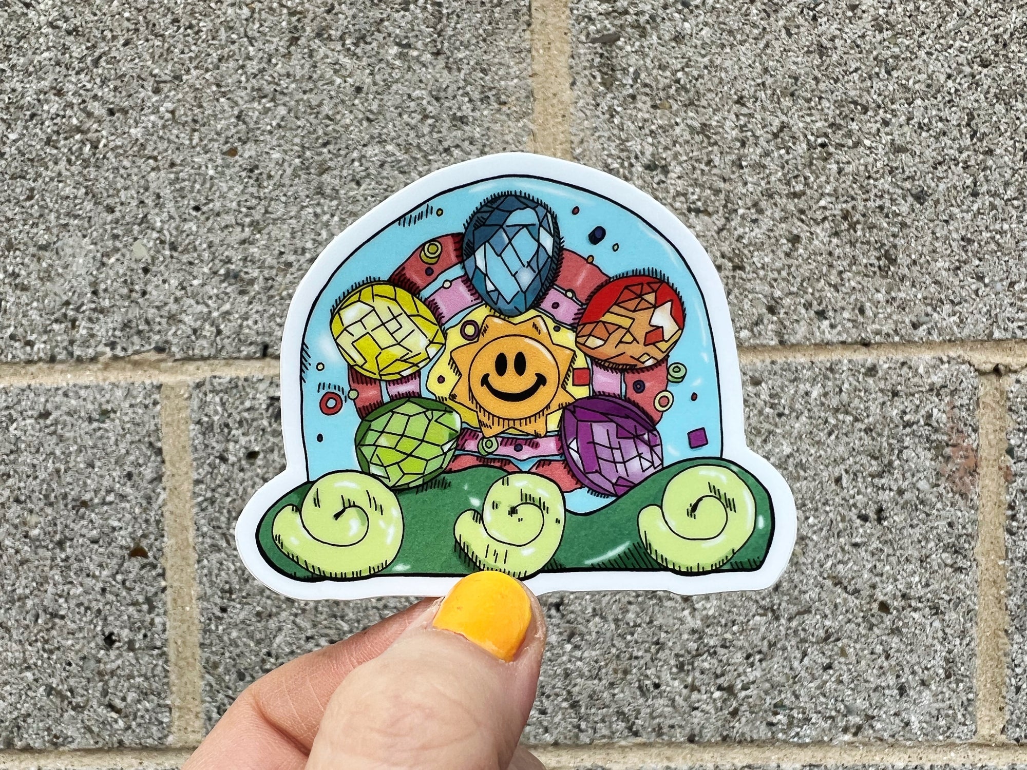 Sun Dream Stone Sticker