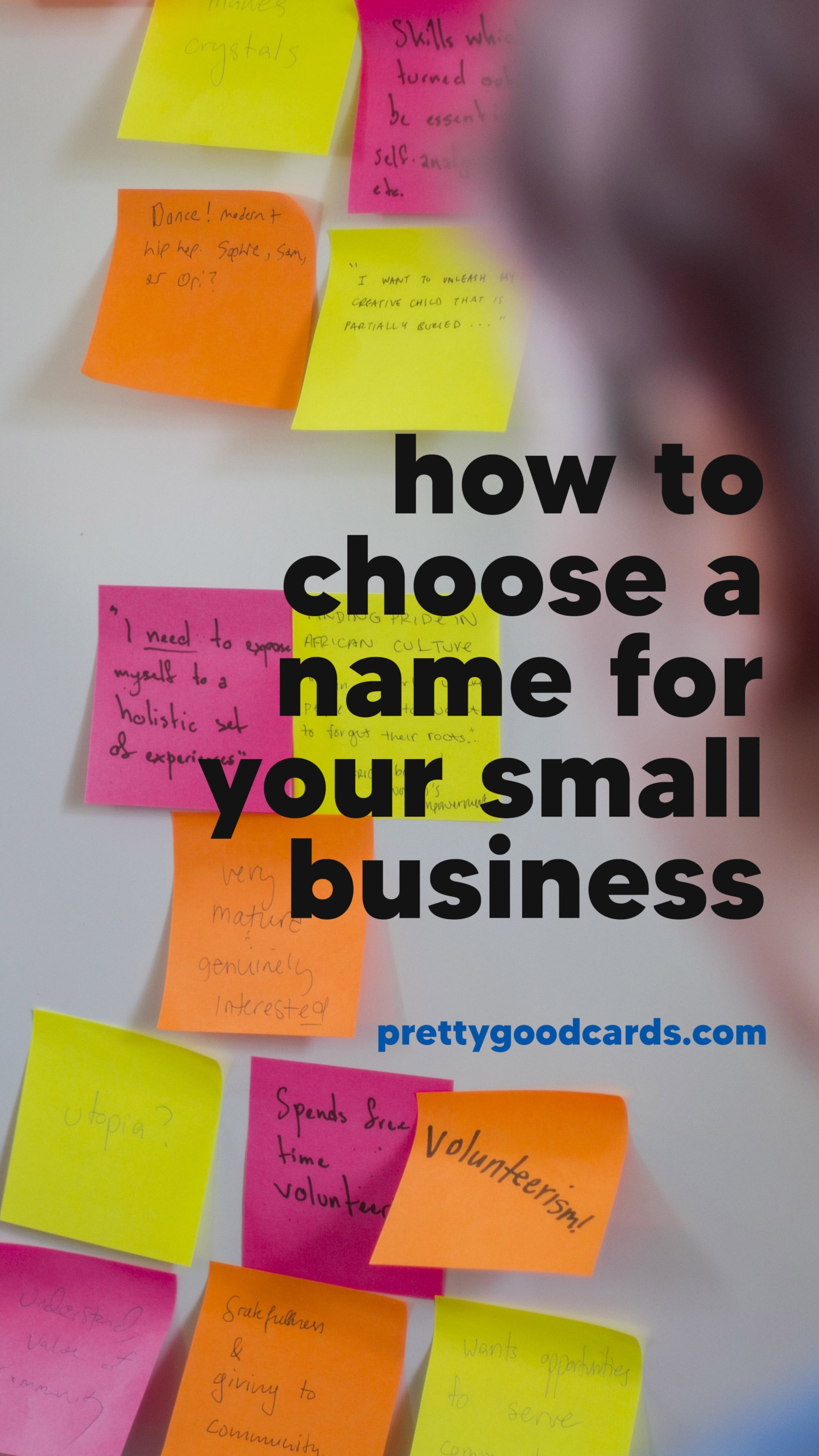 How To Choose a Name for Your Small Business