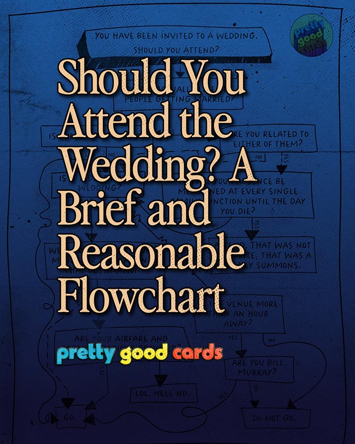 Should You Attend the Wedding? A Brief and Reasonable Flow Chart