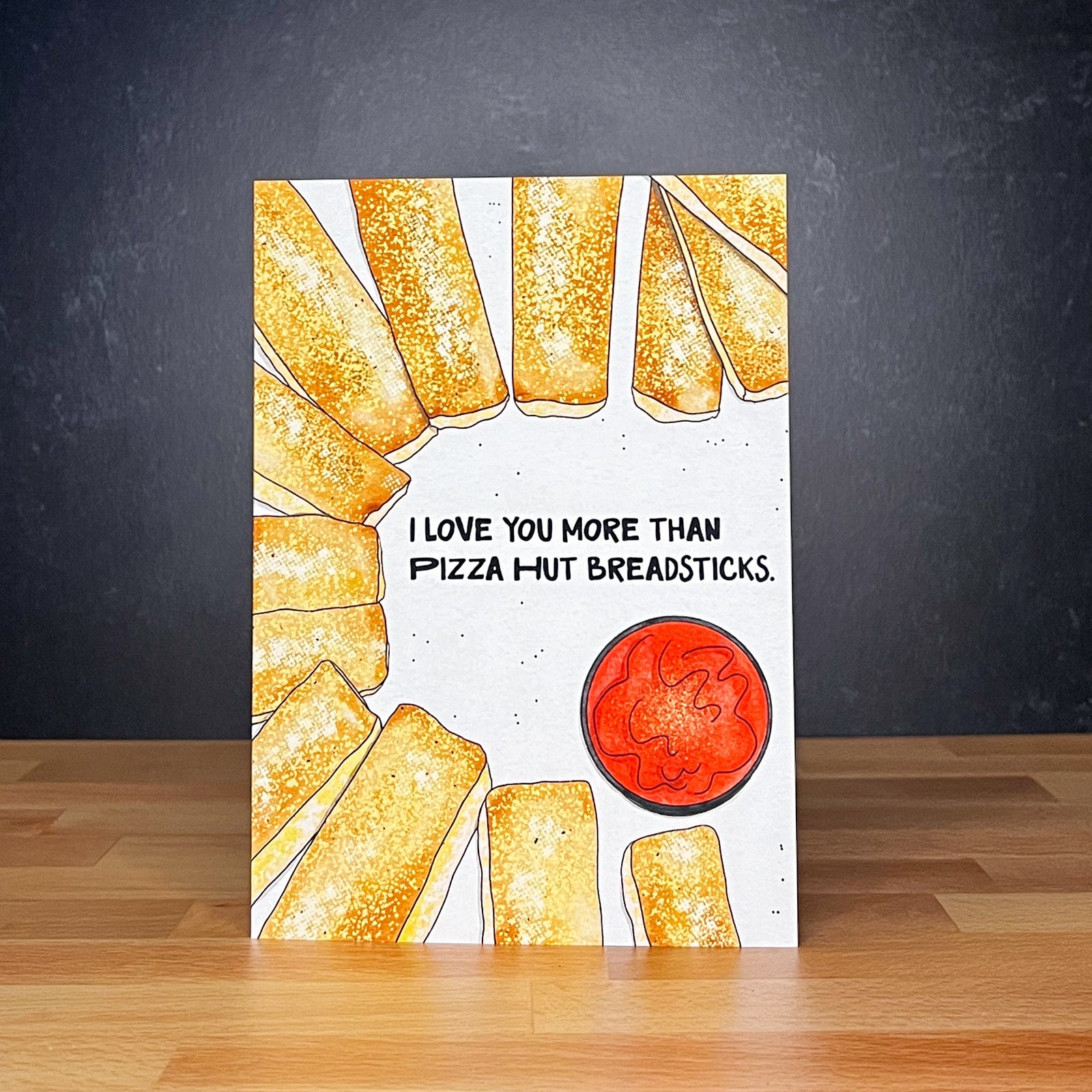 More Than Breadsticks Card