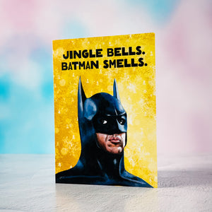 Caped Crusader Christmas Card