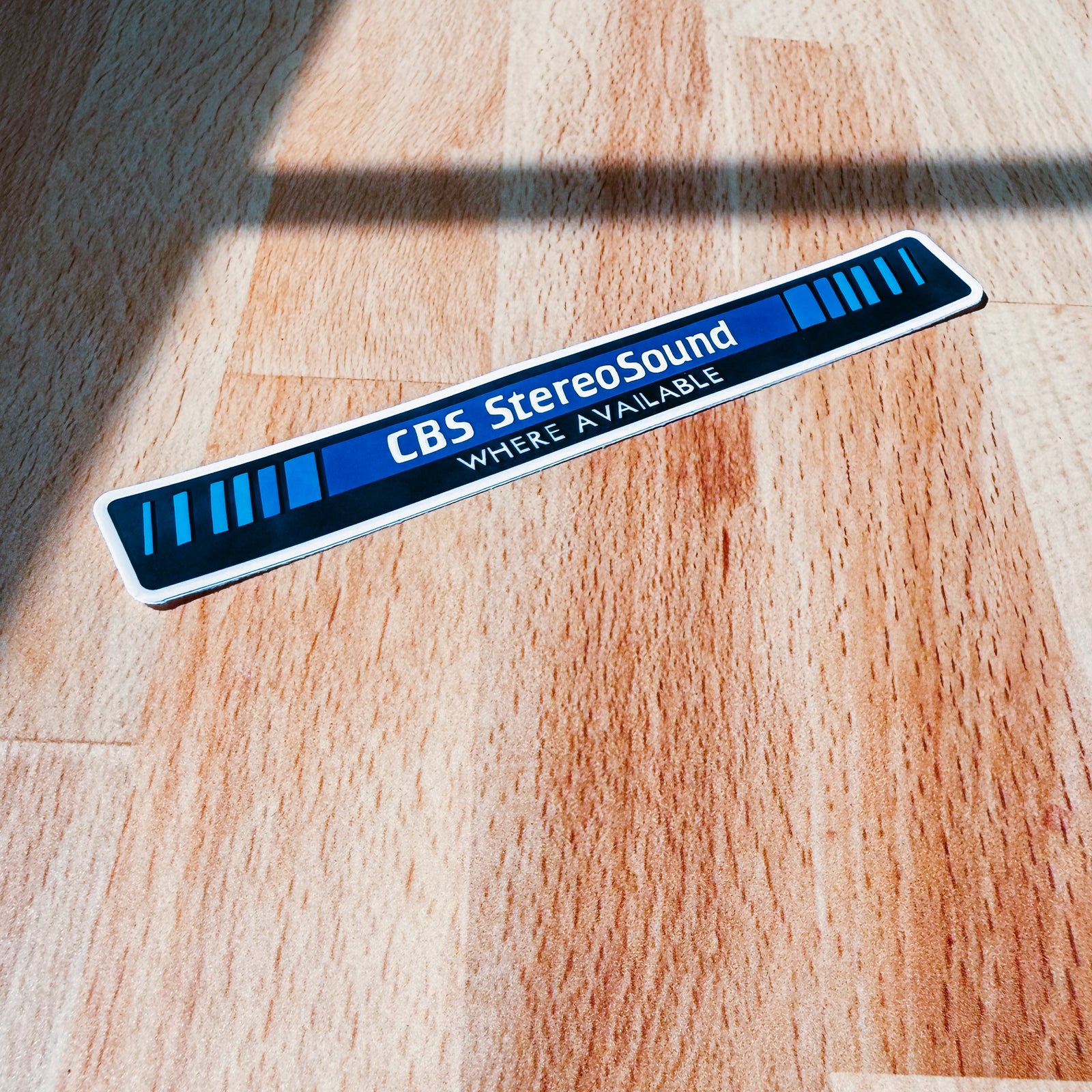 CBS Stereosound Sticker