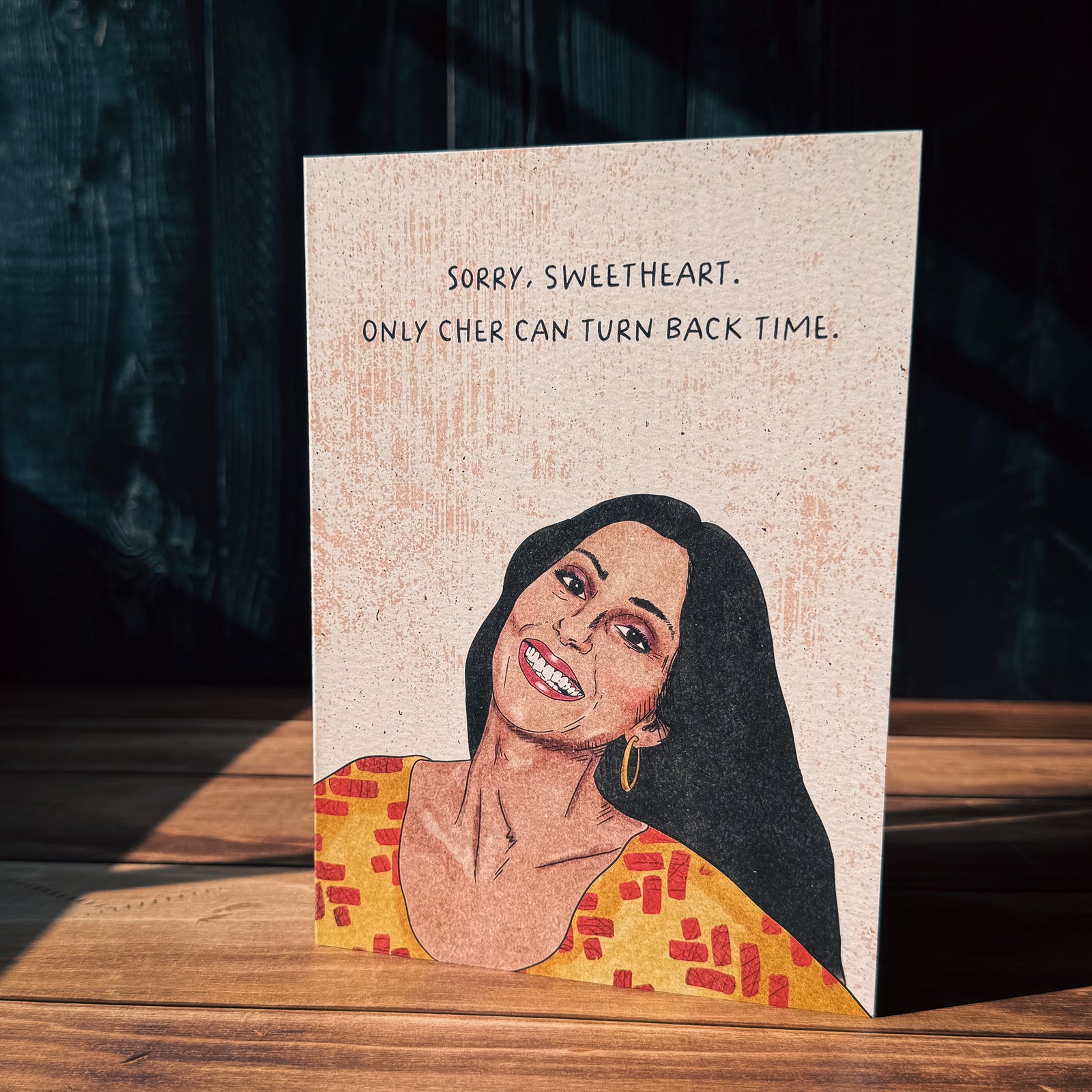 Turn Back Time Birthday Card