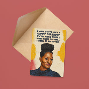 Cirie Birthday Card