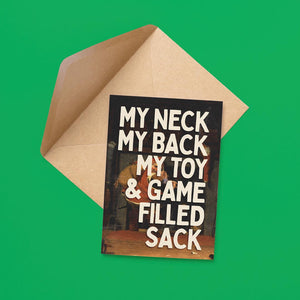 My Neck, My Back Christmas Card