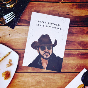 Let's Get Ripped Birthday Card