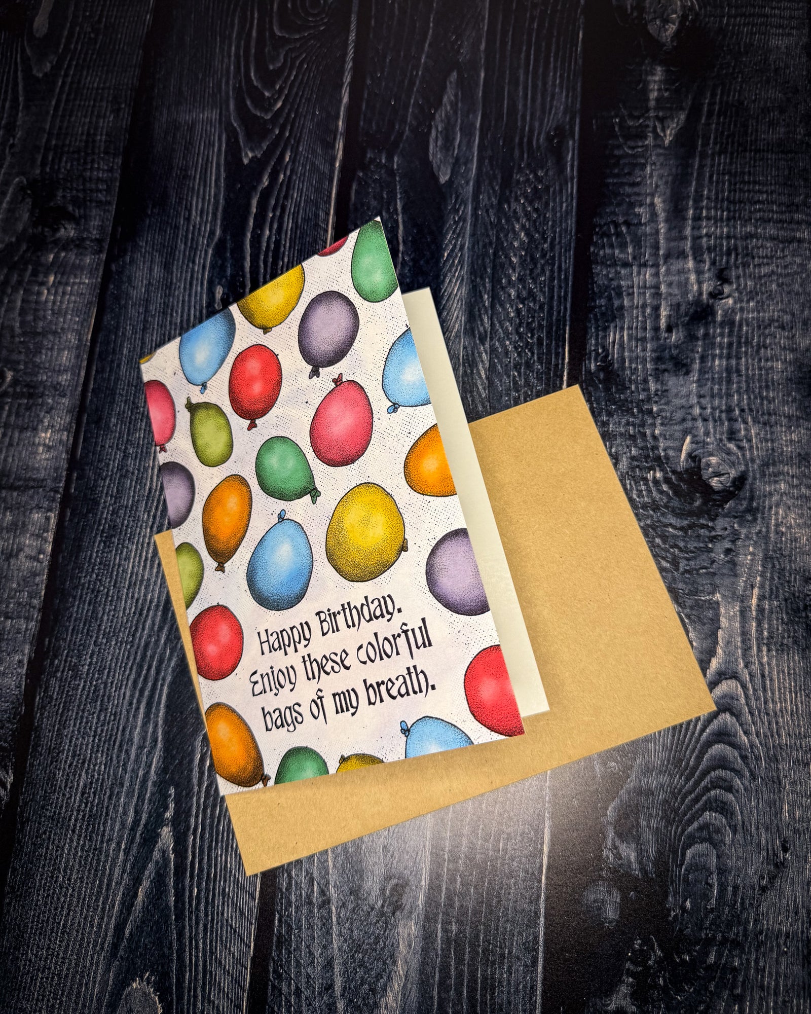 Breath Bags Birthday Card